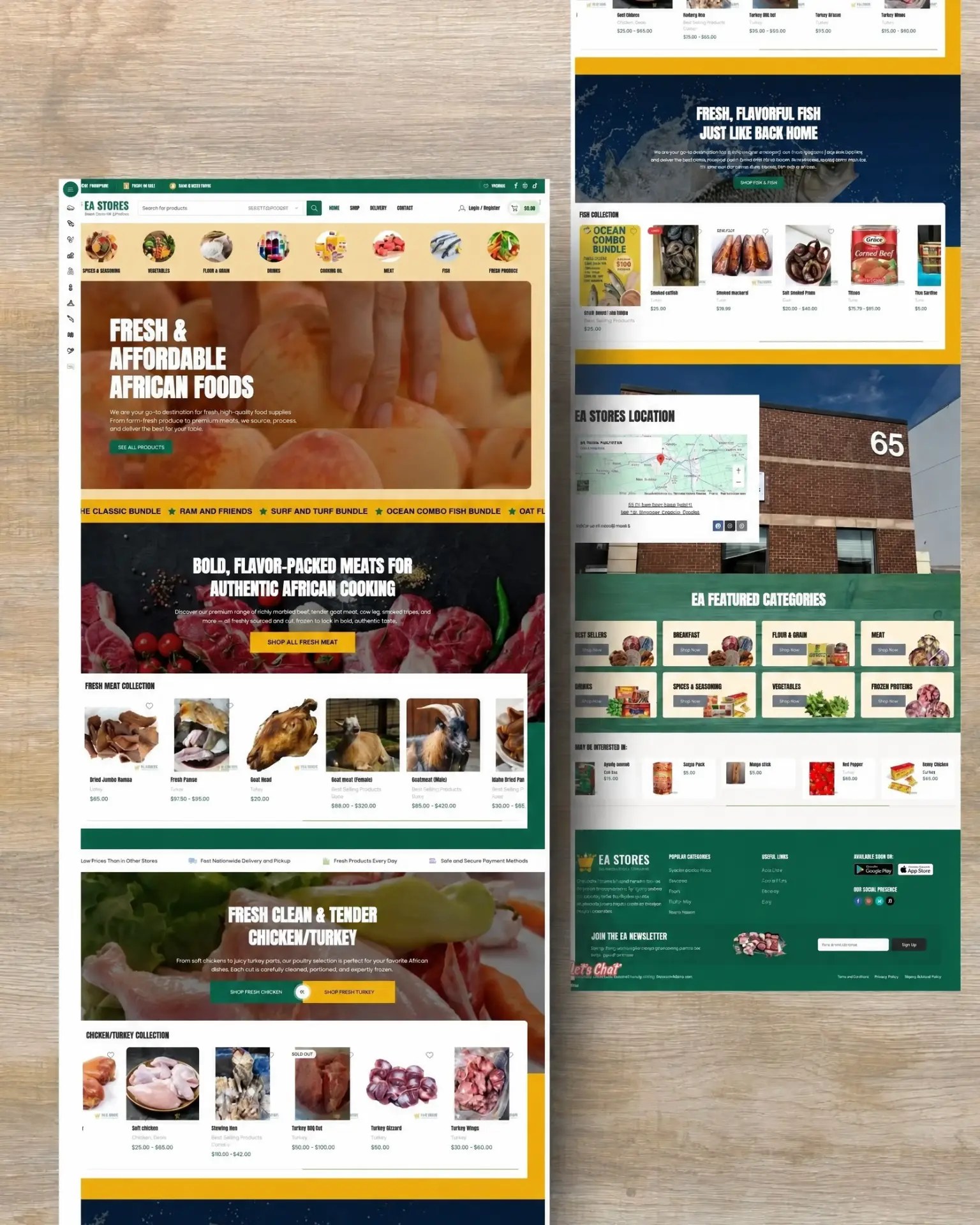 EA Global Stores website by Udo Ezekiel